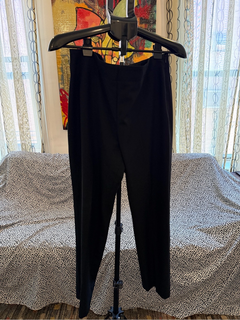 Talbots Women’s Black Dress Pants - Straight Leg with Side Zip